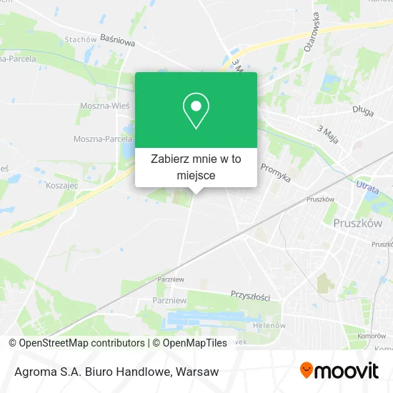 Mapa Agroma S.A. Biuro Handlowe