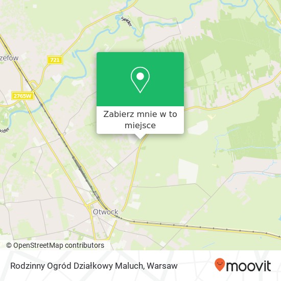 Mapa Rodzinny Ogród Działkowy Maluch