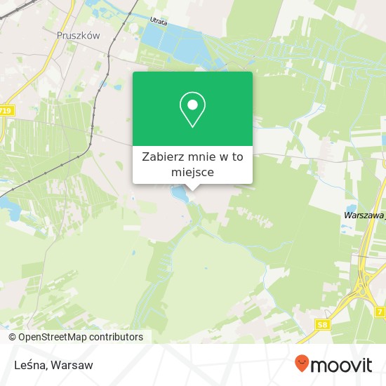 Mapa Leśna