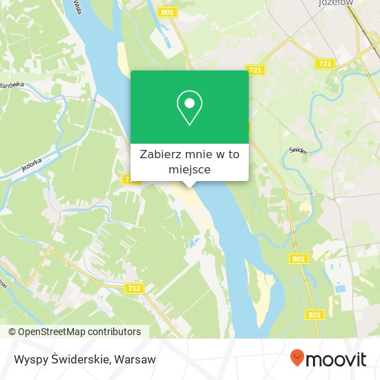 Mapa Wyspy Świderskie