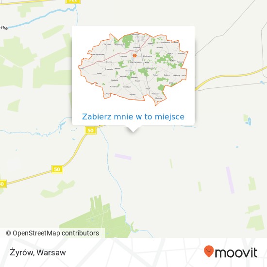 Mapa Żyrów