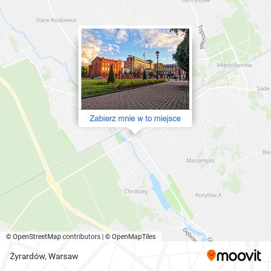 Mapa Żyrardów