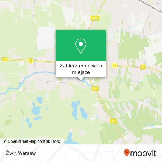 Mapa Żwir