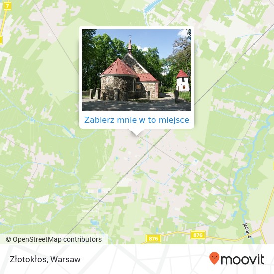 Mapa Złotokłos