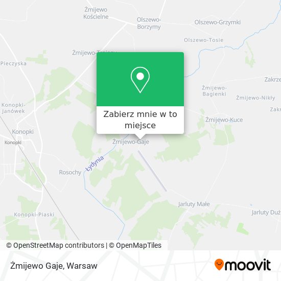 Mapa Żmijewo Gaje