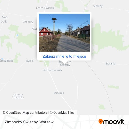 Mapa Zimnochy Świechy