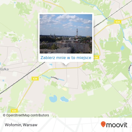 Mapa Wołomin