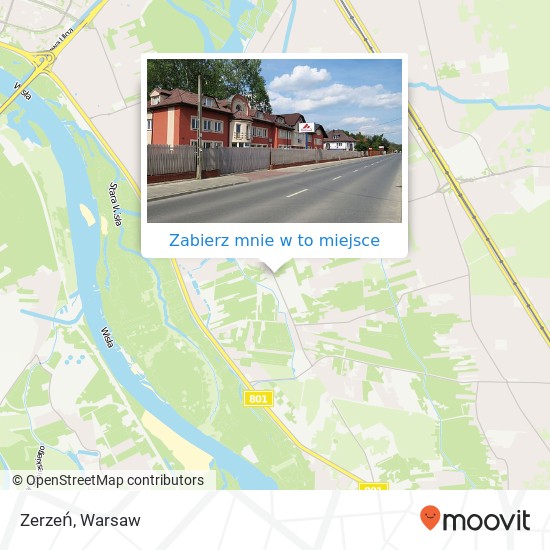 Mapa Zerzeń