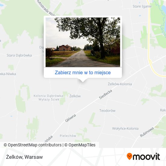 Mapa Żelków