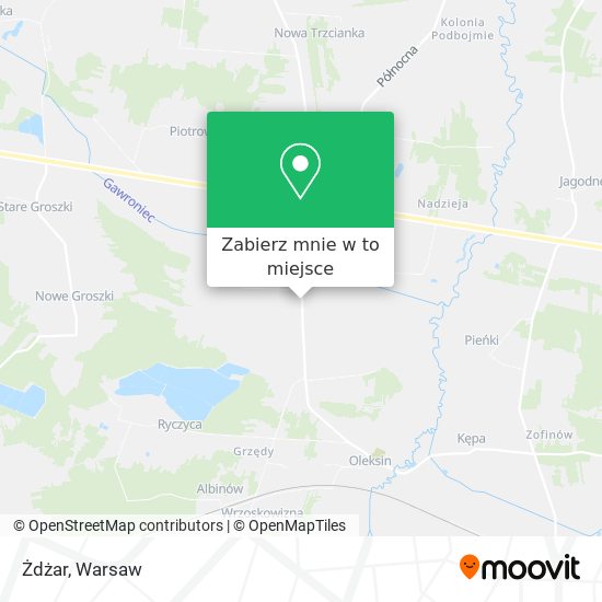 Mapa Żdżar