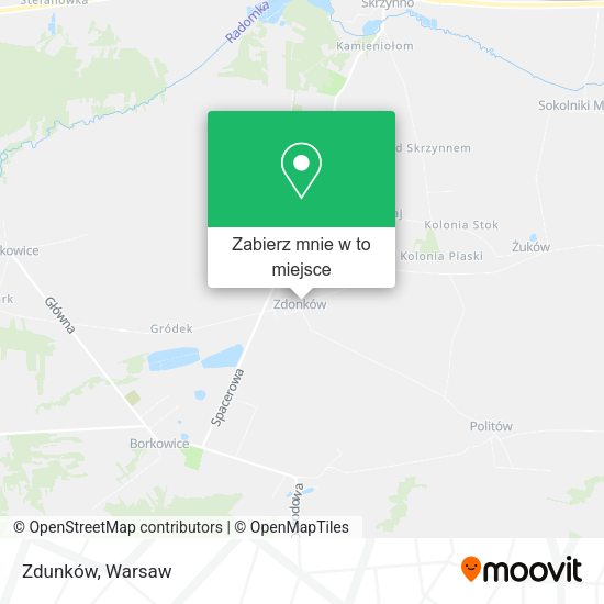 Mapa Zdunków