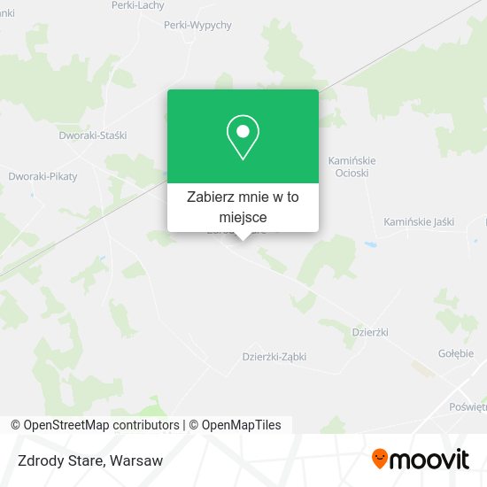 Mapa Zdrody Stare