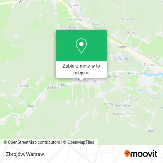 Mapa Zbrojów