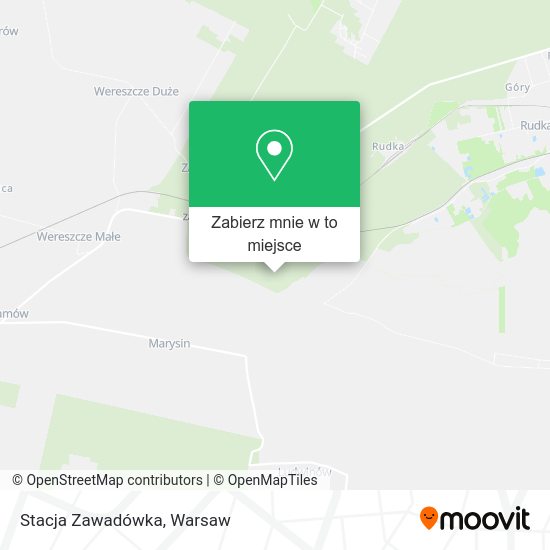 Mapa Stacja Zawadówka