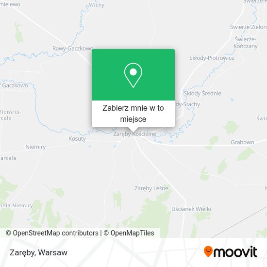 Mapa Zaręby