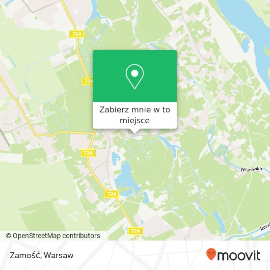 Mapa Zamość