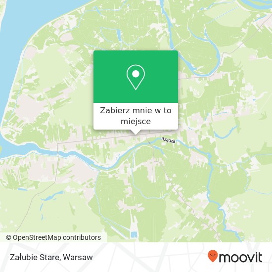 Mapa Załubie Stare