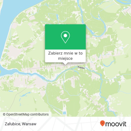 Mapa Załubice