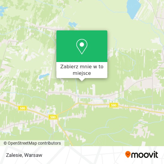 Mapa Zalesie