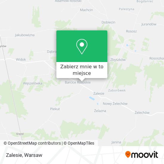 Mapa Zalesie