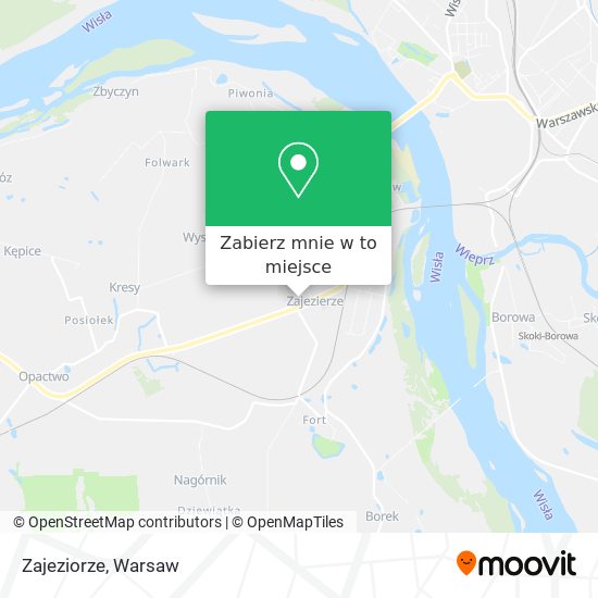 Mapa Zajeziorze