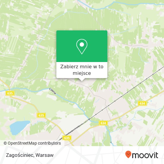 Mapa Zagościniec