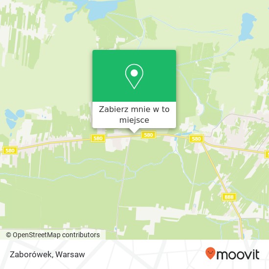 Mapa Zaborówek