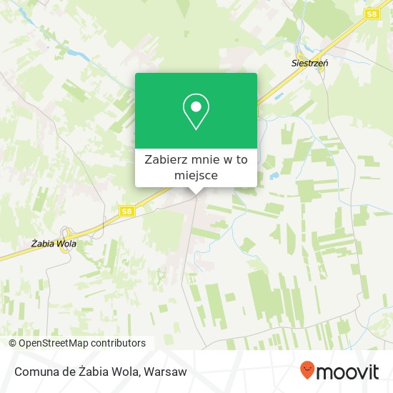 Mapa Comuna de Żabia Wola