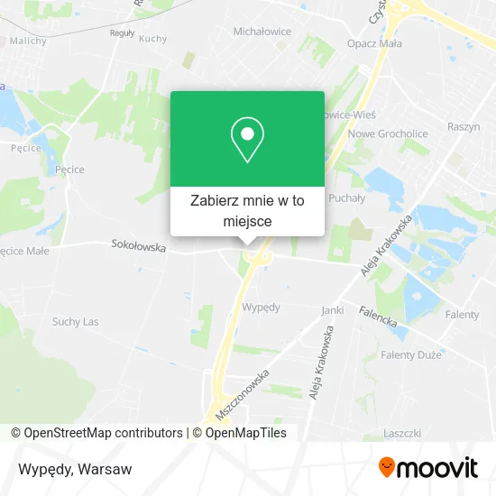 Mapa Wypędy