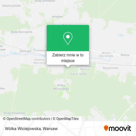 Mapa Wólka Wiciejowska