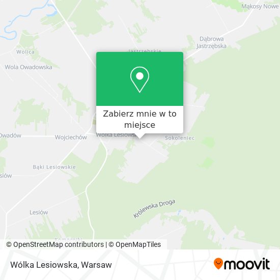 Mapa Wólka Lesiowska