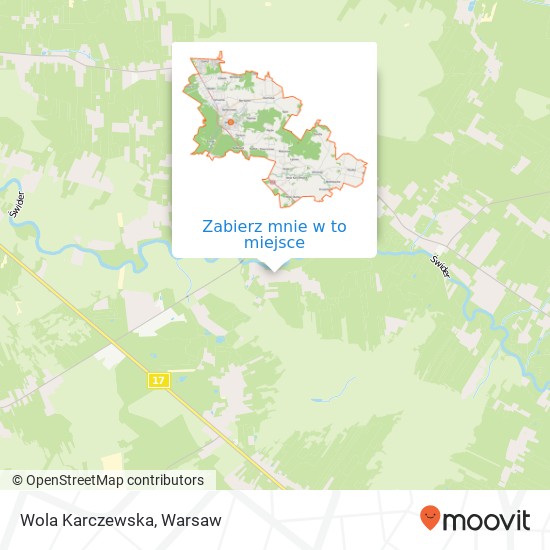 Mapa Wola Karczewska