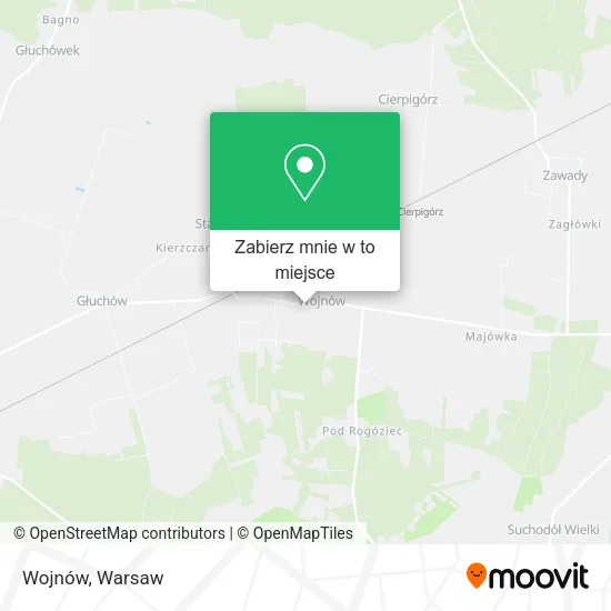 Mapa Wojnów