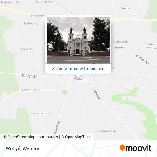 Mapa Wohyń