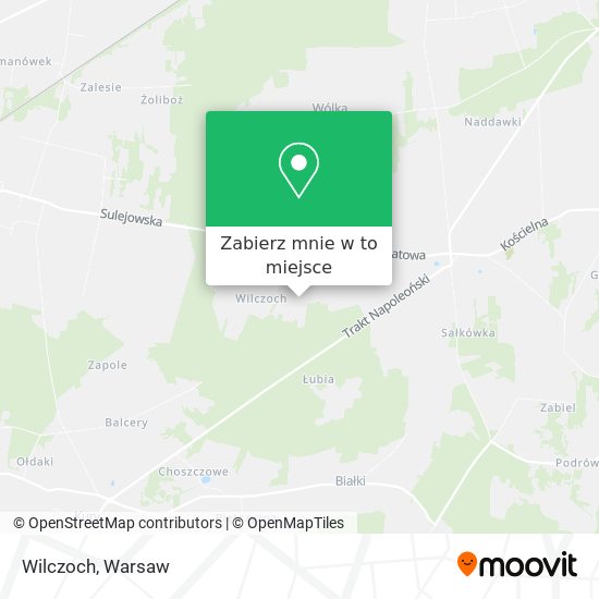 Mapa Wilczoch