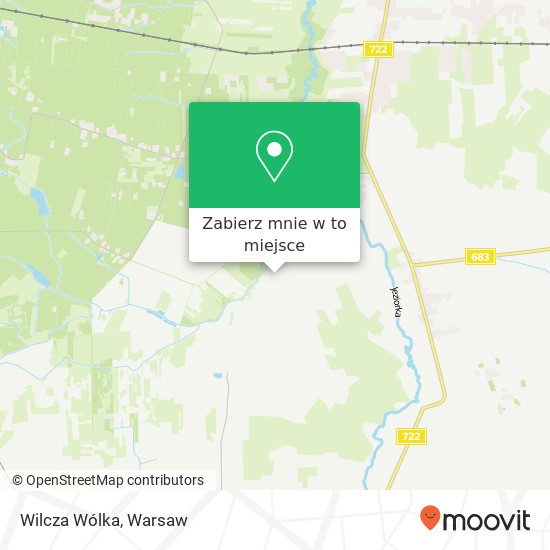 Mapa Wilcza Wólka