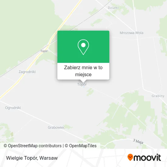 Mapa Wielgie Topór