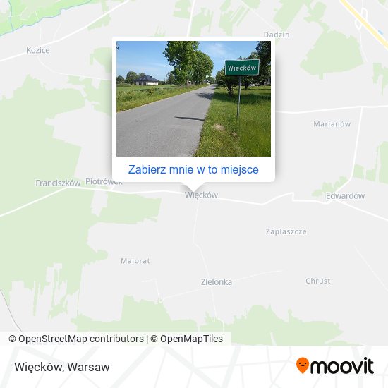 Mapa Więcków