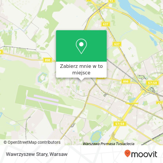 Mapa Wawrzyszew Stary