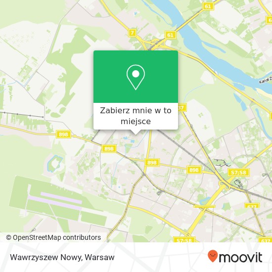 Mapa Wawrzyszew Nowy