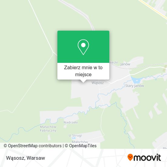 Mapa Wąsosz