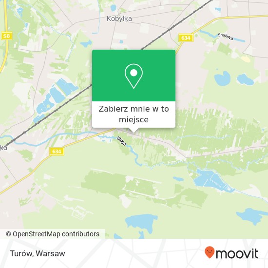 Mapa Turów