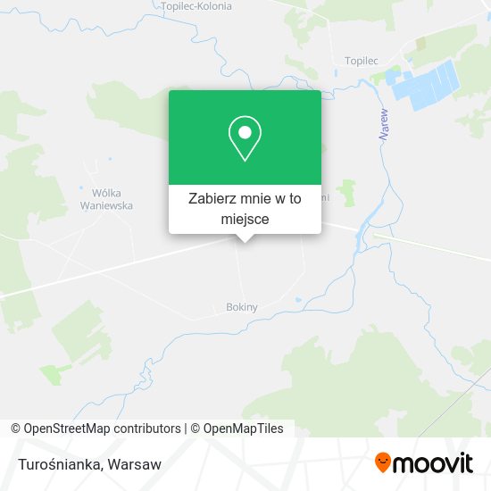 Mapa Turośnianka