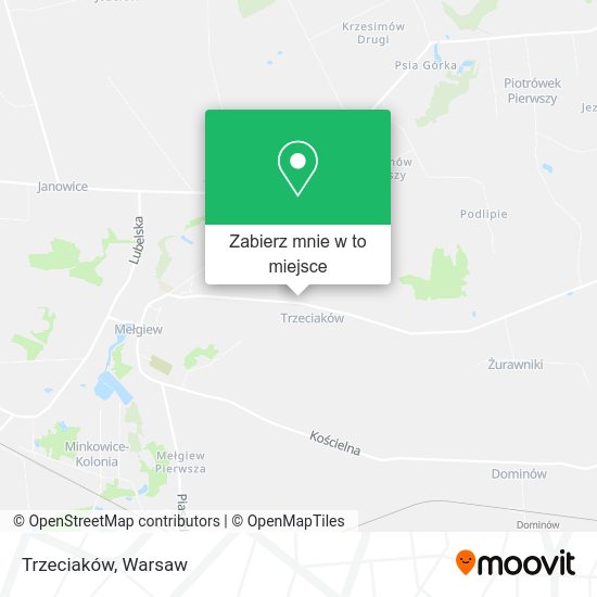 Mapa Trzeciaków