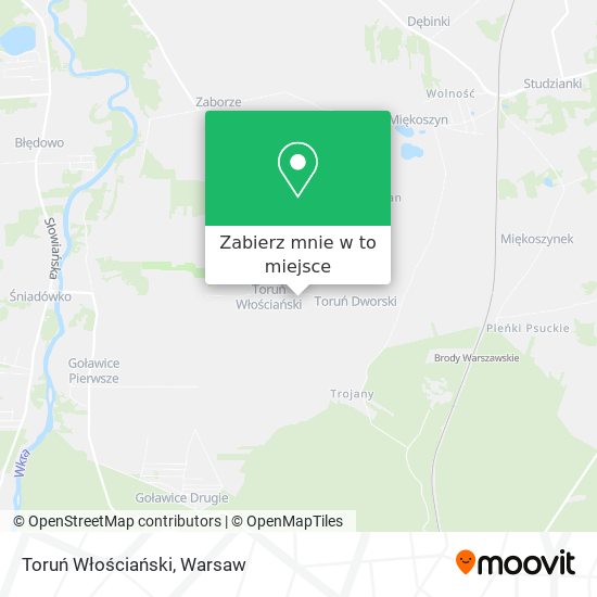 Mapa Toruń Włościański