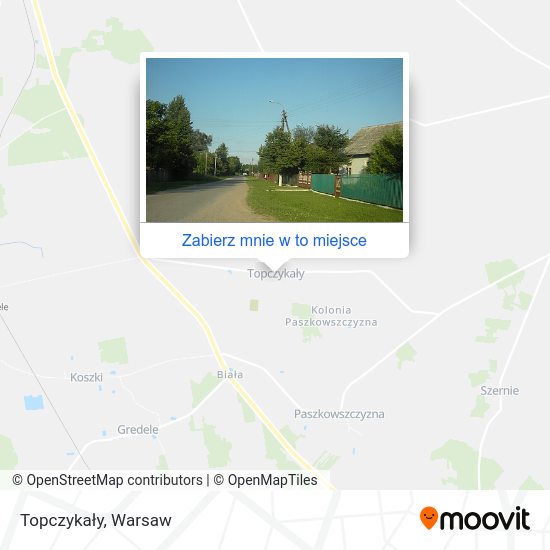 Mapa Topczykały