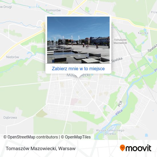 Mapa Tomaszów Mazowiecki