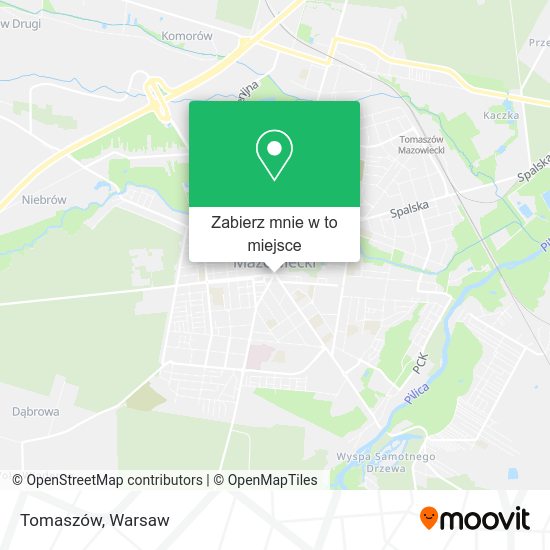 Mapa Tomaszów