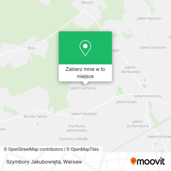 Mapa Szymbory Jakubowięta