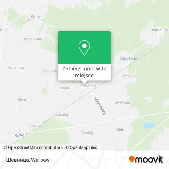 Mapa Шевница